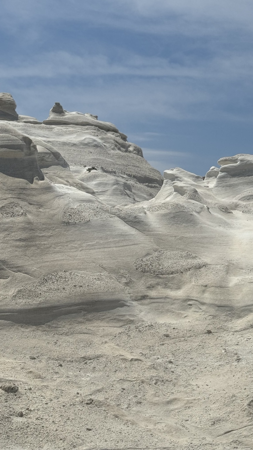 Sarakiniko Beach in Milos, photographed by Libby — view 3