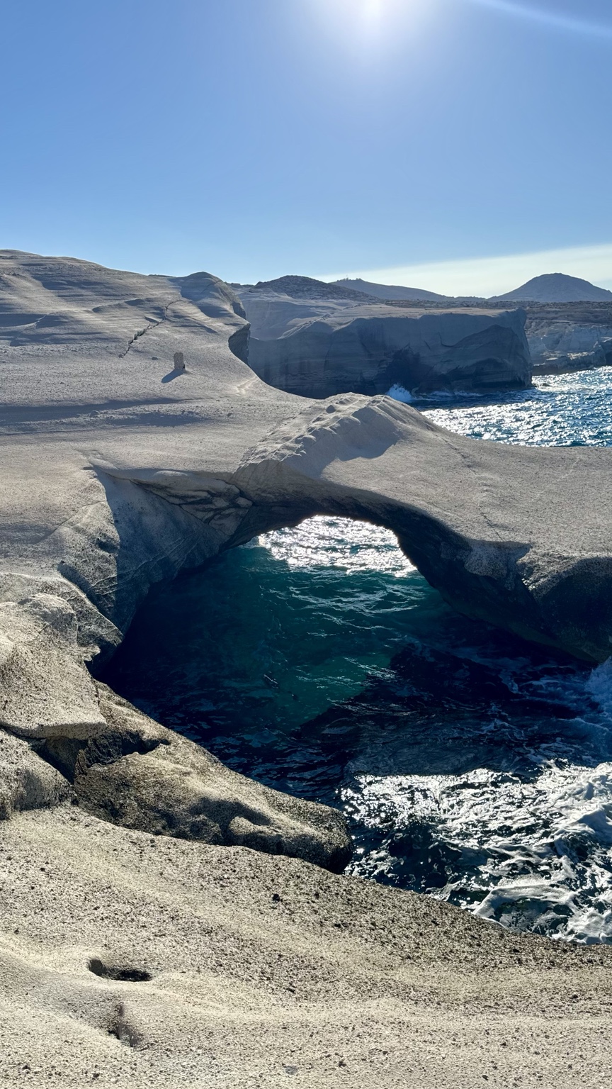 Sarakiniko Beach in Milos, photographed by Libby — view 4