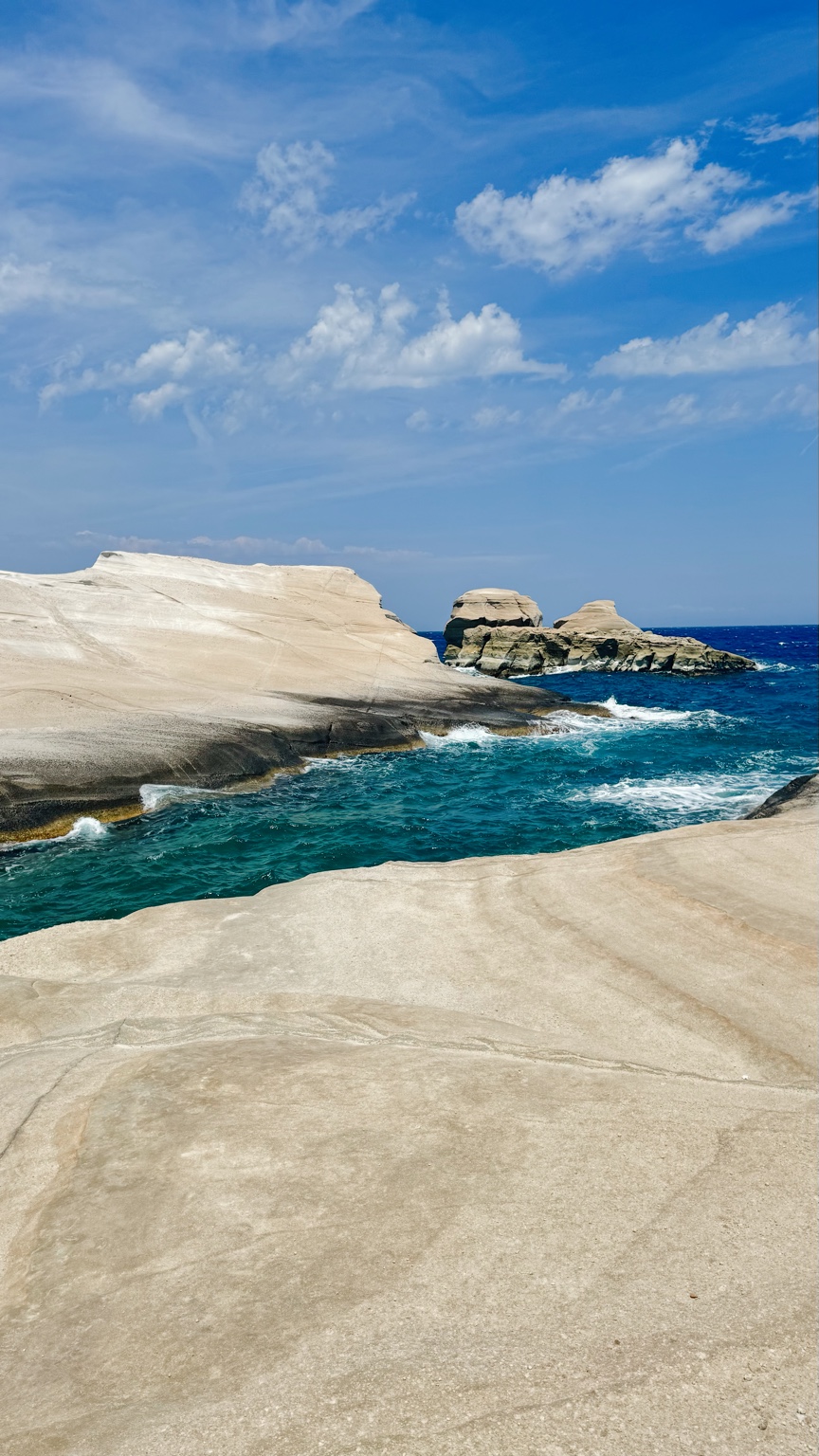 Sarakiniko Beach in Milos, photographed by Libby — view 7