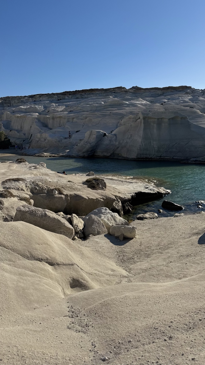 Sarakiniko Beach in Milos, photographed by Libby — view 8