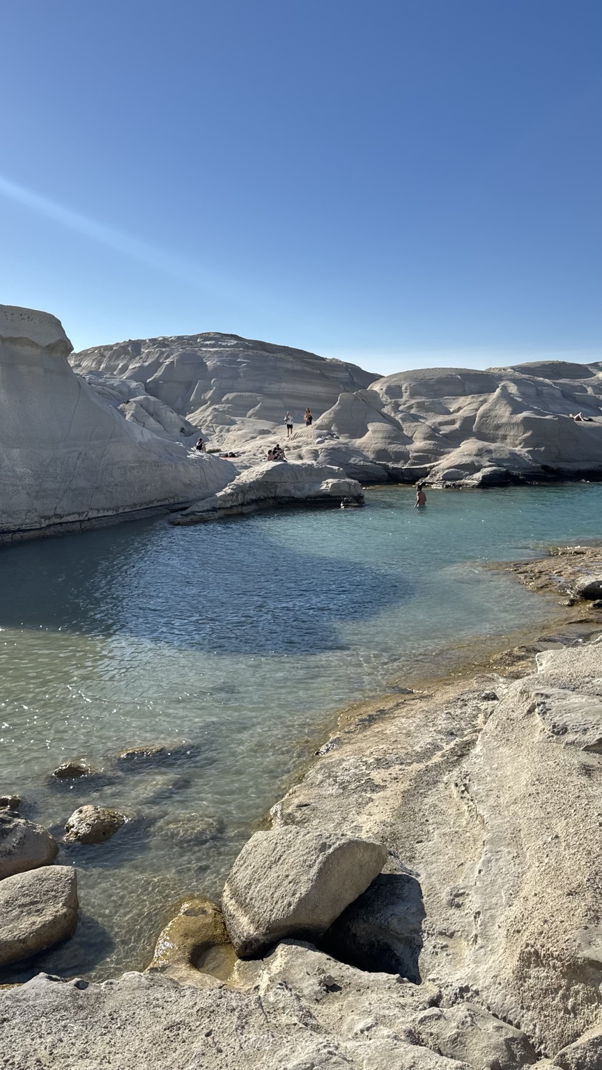 Sarakiniko Beach in Milos, photographed by Libby — view 9