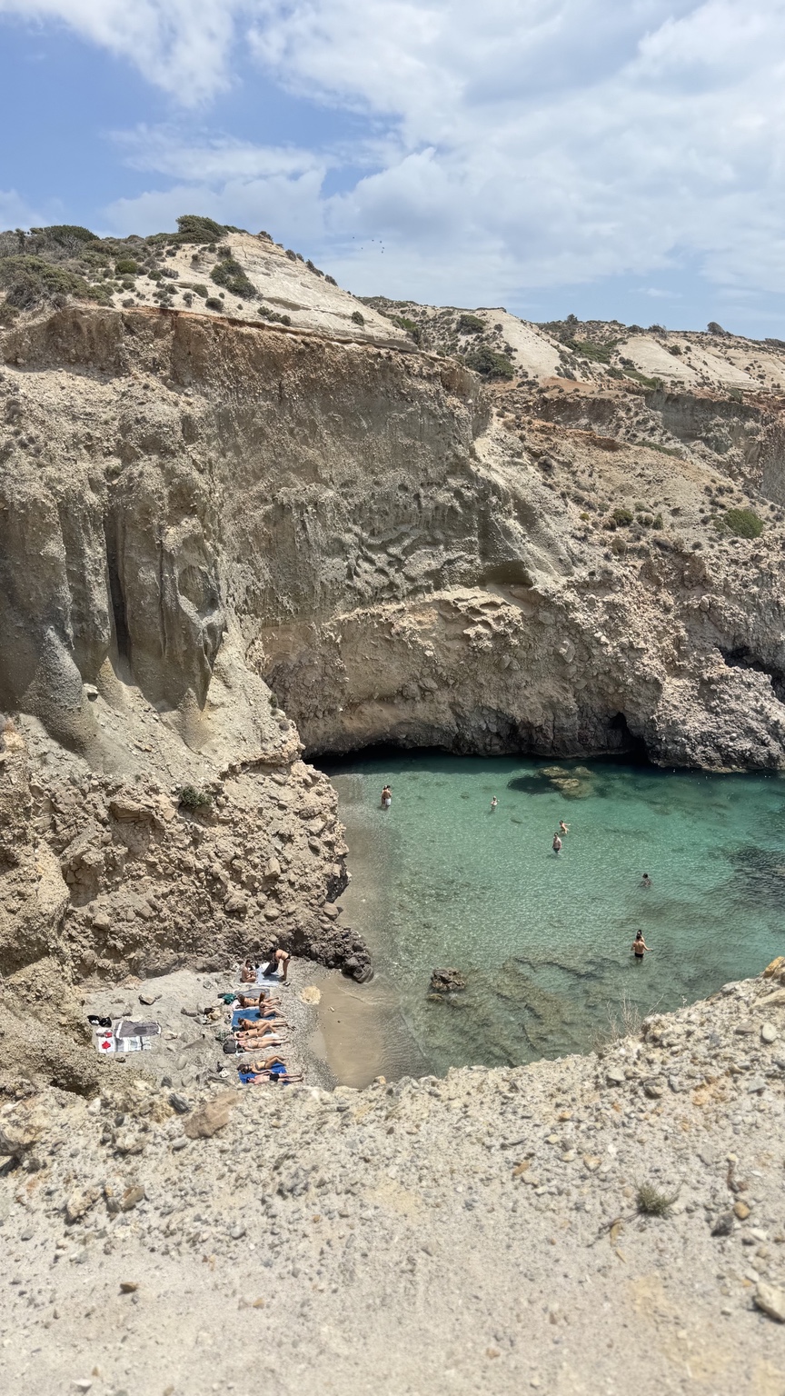 Tsigrado Beach, Milos — view 2