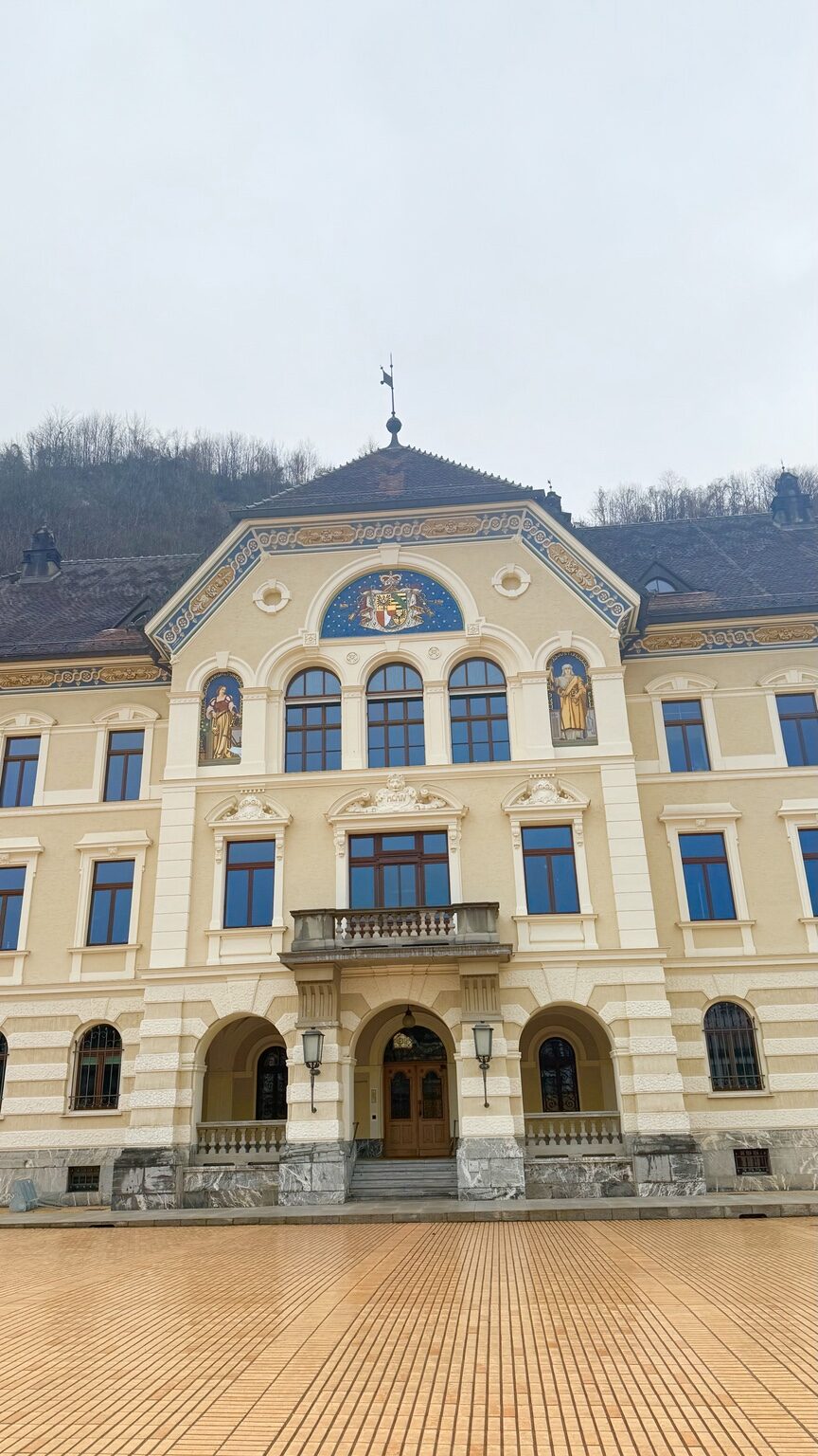Historic building in Vaduz, Liechtenstein