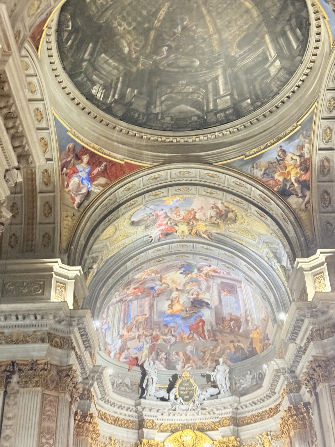 Church interior in Rome