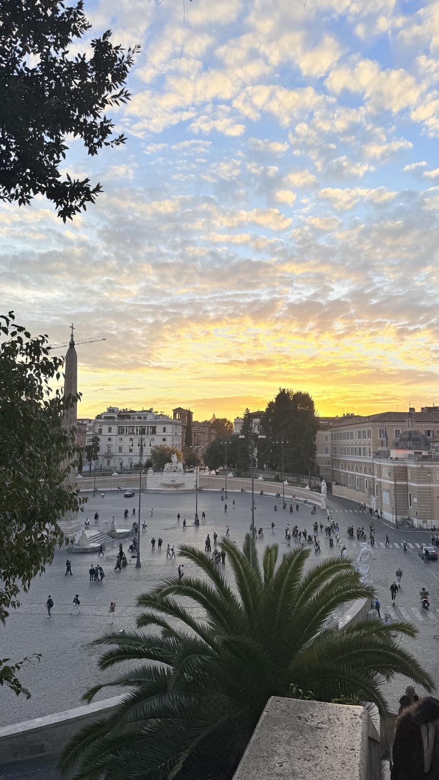 Rome at sunset