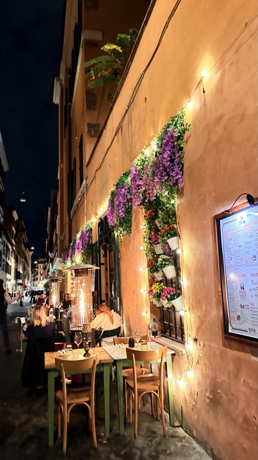 An evening in Trastevere