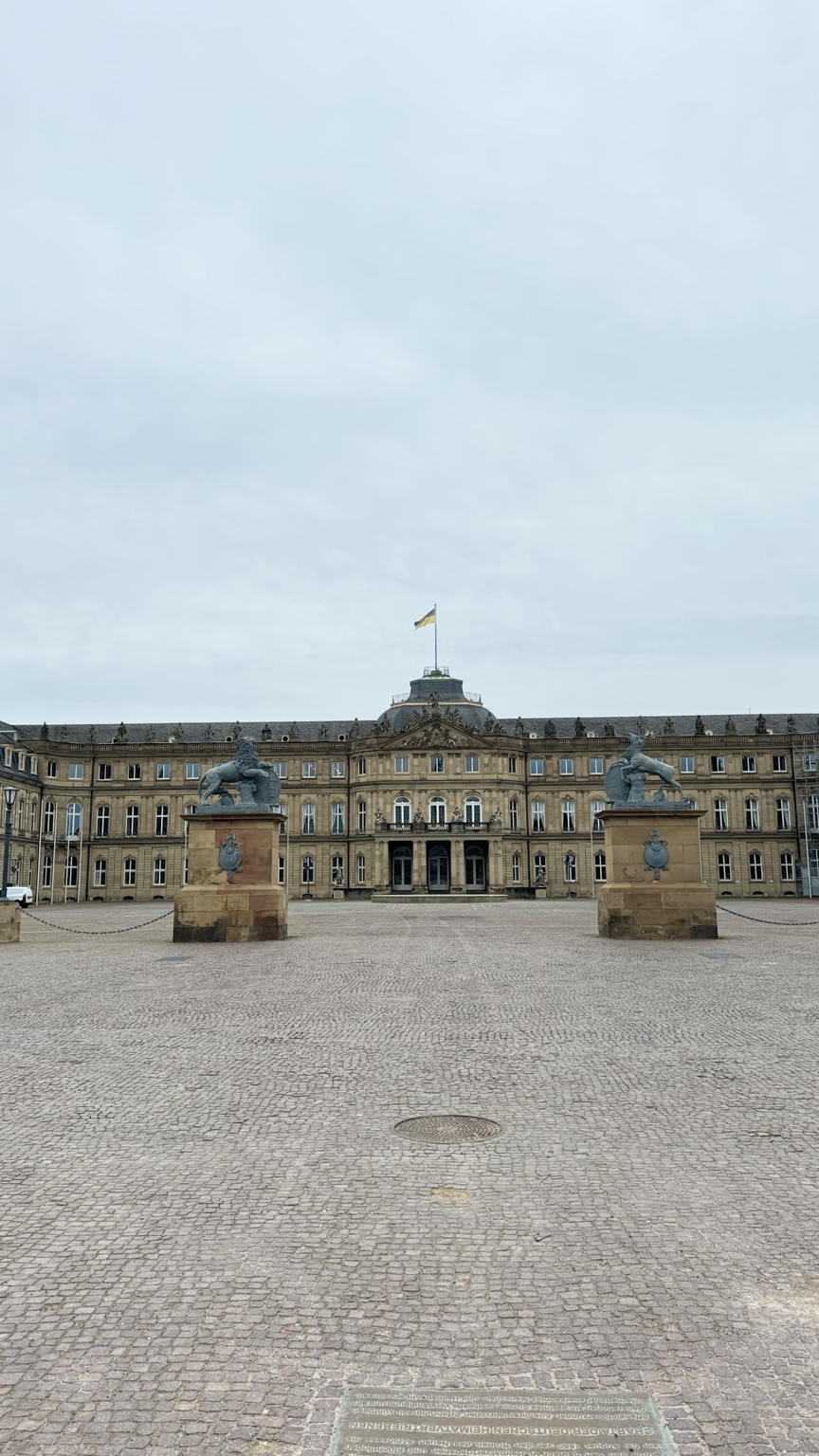 New Palace in Stuttgart, photographed by Libby