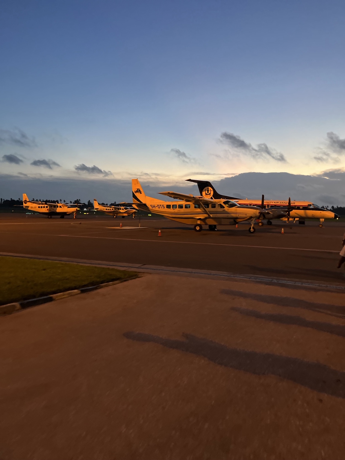 Small aircraft used for the safari leg of my Tanzania trip